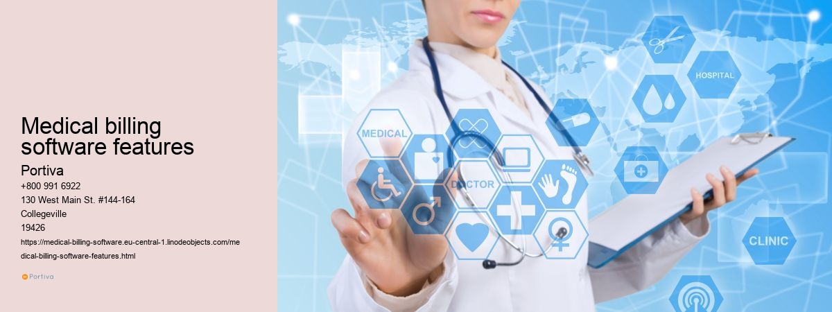 medical billing software features
